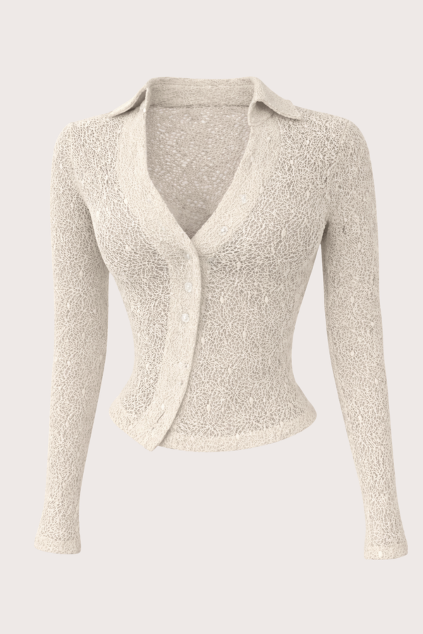 Tulum Knit Button Front Shirt