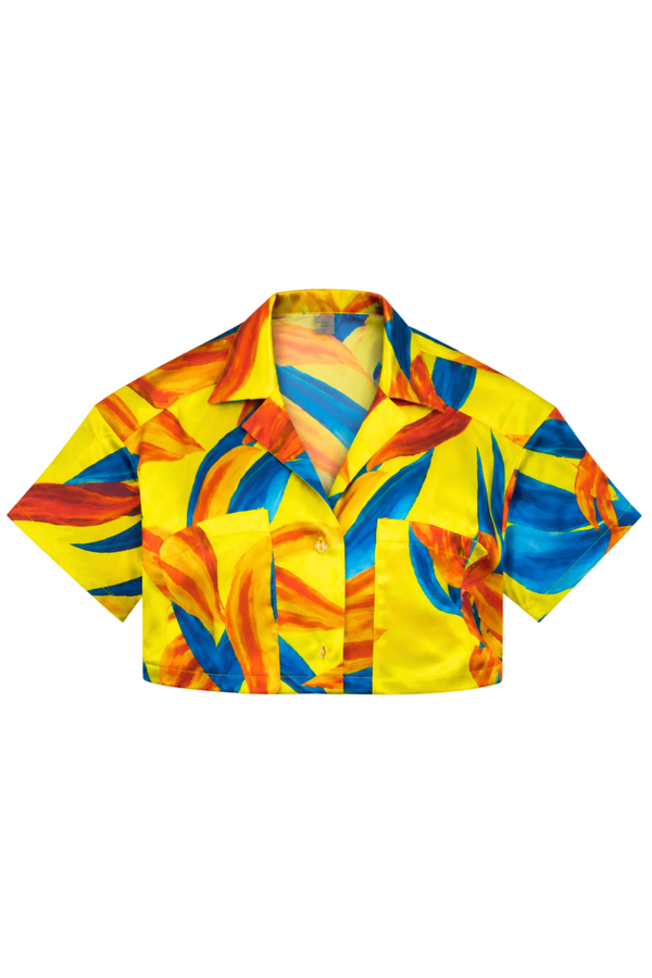 Barbados Oversized Satin Shirt